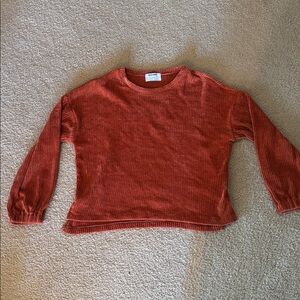 Rust Orange Sweater